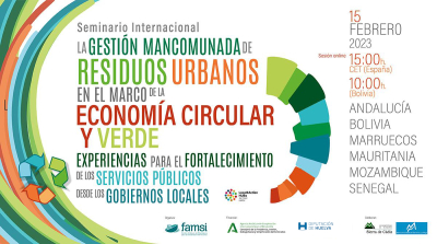 La gesti&oacute;n mancomunada de residuos s&oacute;lidos urbanos centrar&aacute; el 2&ordm; Seminario municipal Andaluc&iacute;a-Bolivia