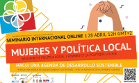 Seminario internacional online. Mujeres y Pol&iacute;tica Local: hacia una agenda de desarrollo sostenible