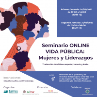 Seminario online "Vida p&uacute;blica: mujeres y liderazgos"; un espacio de an&aacute;lisis sobre los liderazgos femeninos en Marruecos y Andaluc&iacute;a