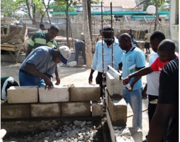 Proyecto de Capacitaci&oacute;n para la aplicaci&oacute;n del Curr&iacute;culo adaptado para la construcci&oacute;n y la gesti&oacute;n del territorio y Metodolog&iacute;as de Escuelas Taller en Colora, municipio de Belladere (Hait&iacute;)