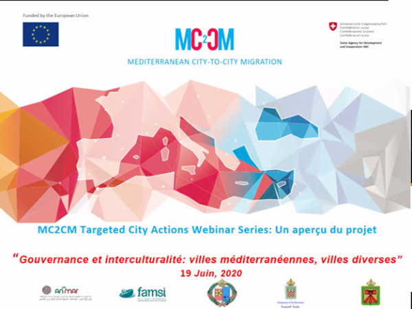 El proyecto &ldquo;Gobernanza e interculturalidad: ciudades mediterr&aacute;neas, ciudades diversas&rdquo; se presenta en el webinario organizado por la iniciativa 'Mediterranean City to City Migrations'