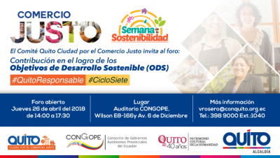 FAMSI se suma a la celebraci&oacute;n de la Semana por el Comercio Justo de Quito, junto a la Diputaci&oacute;n de C&oacute;rdoba