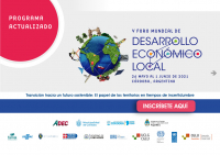 Cuenta atr&aacute;s para el V Foro de Desarrollo Econ&oacute;mico Local, del 26 de mayo al 1 de junio