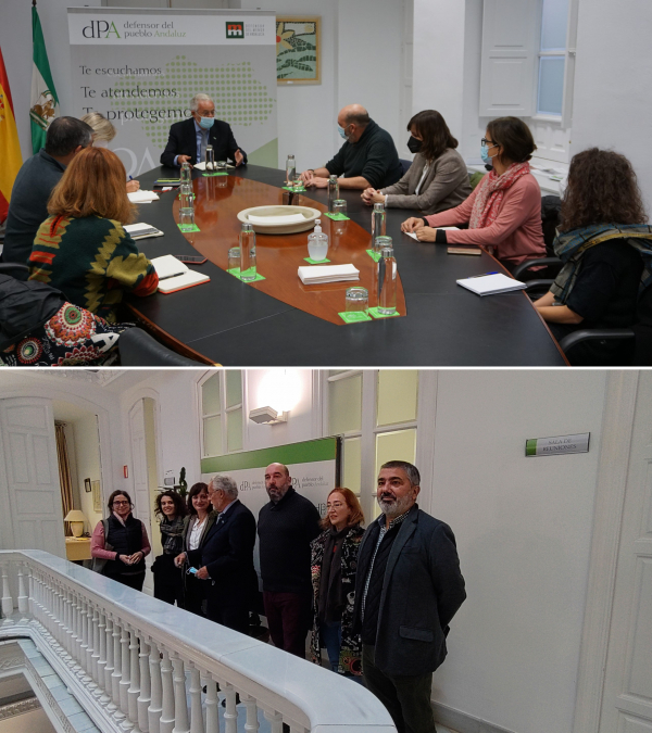 El Defensor del Pueblo Andaluz muestra su respaldo a la defensa de la pol&iacute;tica p&uacute;blica de cooperaci&oacute;n internacional en la comunidad