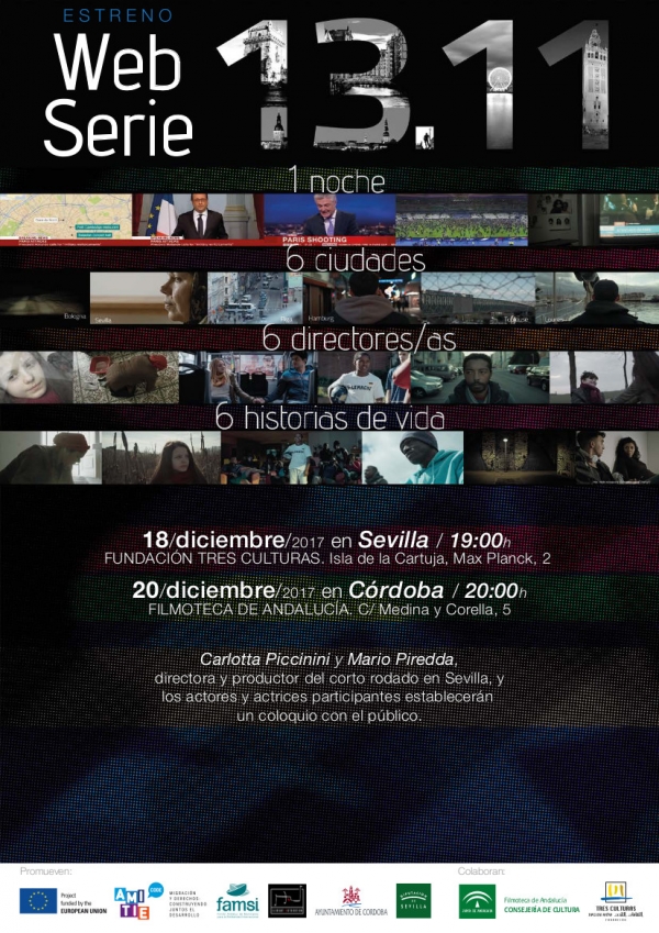 Una noche, seis ciudades, seis historias... Estreno en C&oacute;rdoba y Sevilla de la webseries 13.11